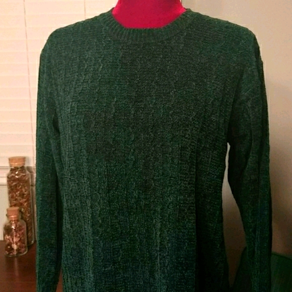 Vintage Northern Getaway Green Knitted Sweater - Picture 3 of 7